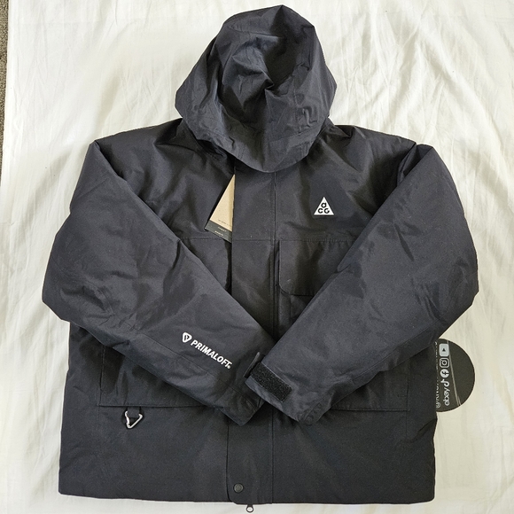 Nike ACG PrimaLoft Skull Peak Storm-FIT Black Jacket FV8681 010 Men's Size Small - Picture 1 of 6